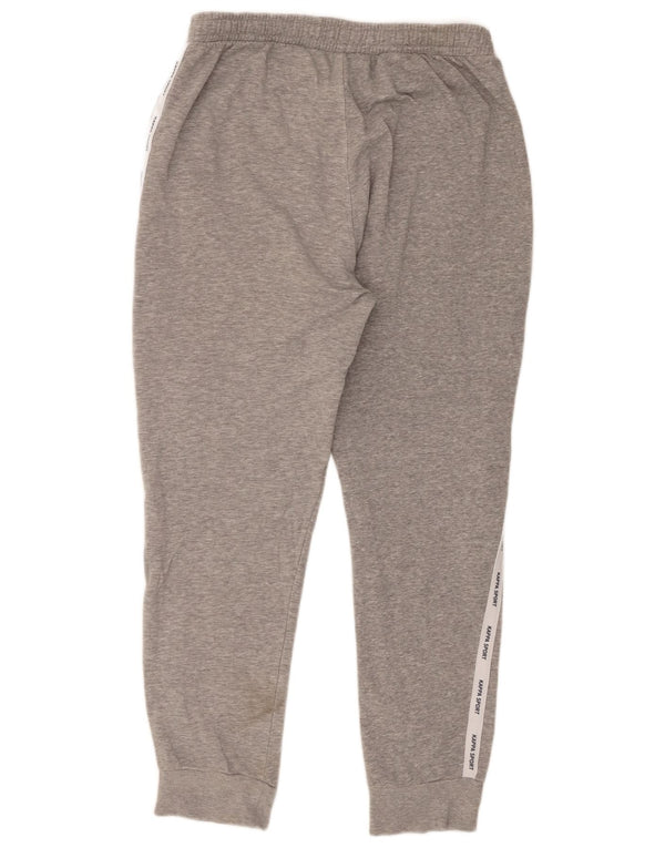 Pantaloni de trening grafic pentru bărbați Kappa Pantaloni de jogging XL, gri, bloc de culoare