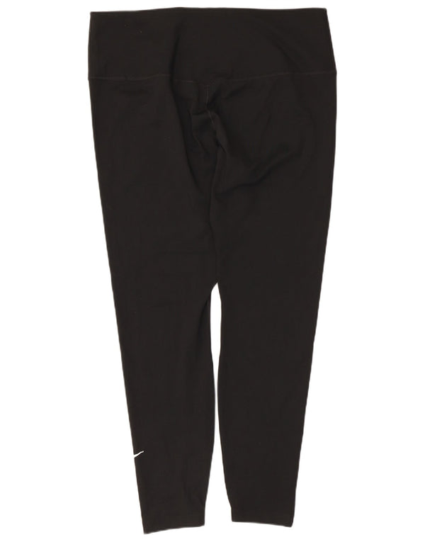 Leggings Nike Dri Fit pentru femei UK 20 2XL Poliester negru