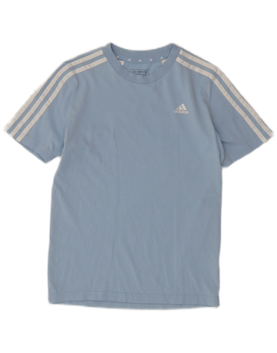 Tricou Băieți ADIDAS Top 11-12 Ani Bumbac Albastru