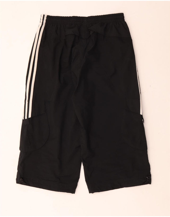 Pantaloni scurți sport Bermuda Adidas pentru bărbați, poliester negru mic