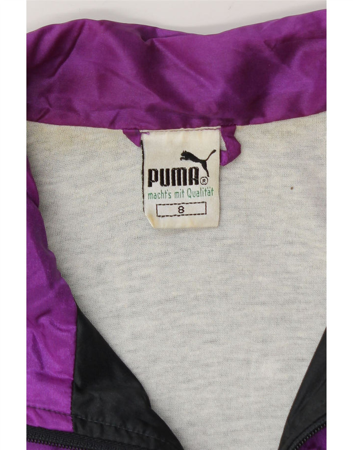 Jachetă de trening supradimensionată Puma pentru bărbați, neagră medie, poliamidă color bloc
