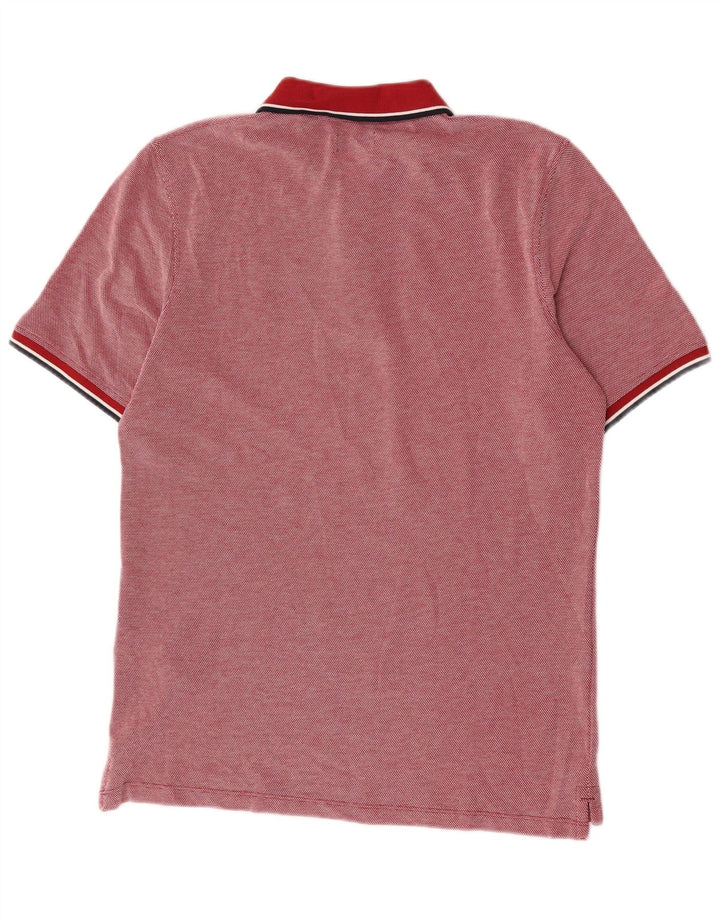 Tricou polo Jack & Jones pentru bărbați, bumbac cu pete roșii medii