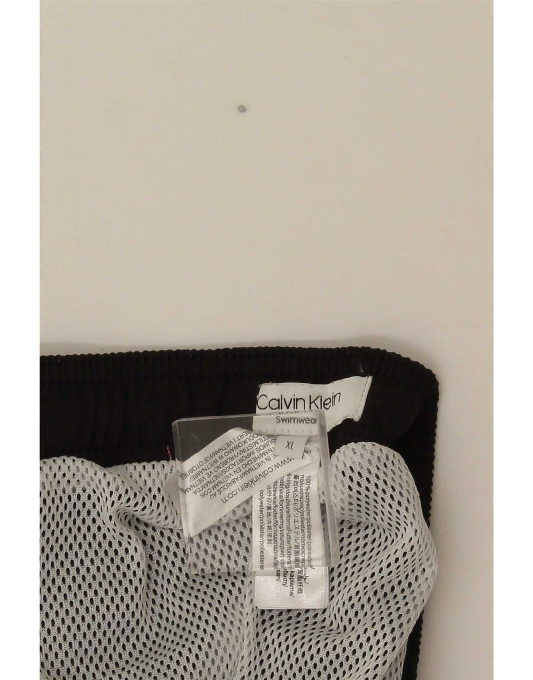 Pantaloni scurți de înot Calvin Klein pentru bărbați, XL, negru, poliester color bloc