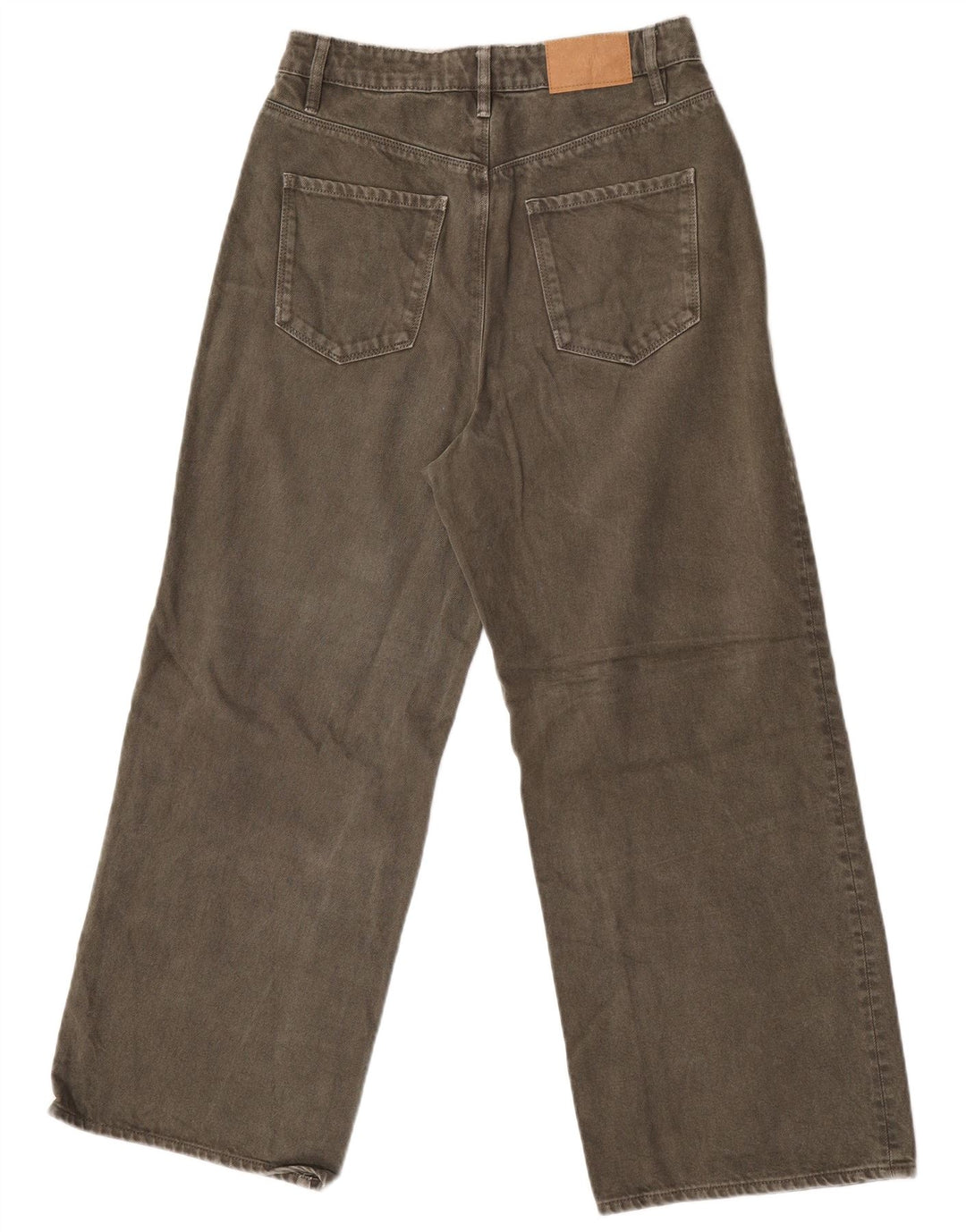 Blugi pentru damă Zara cu picioare largi EU 38 Mici L28 L26 Kaki