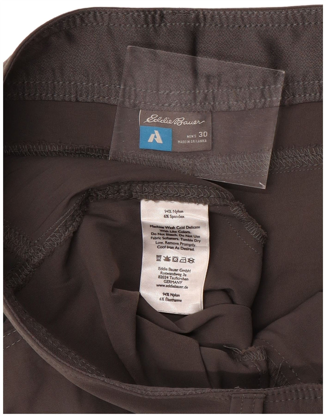 Pantaloni scurti cargo pentru bărbați EDDIE BAUER W30 nailon gri mediu