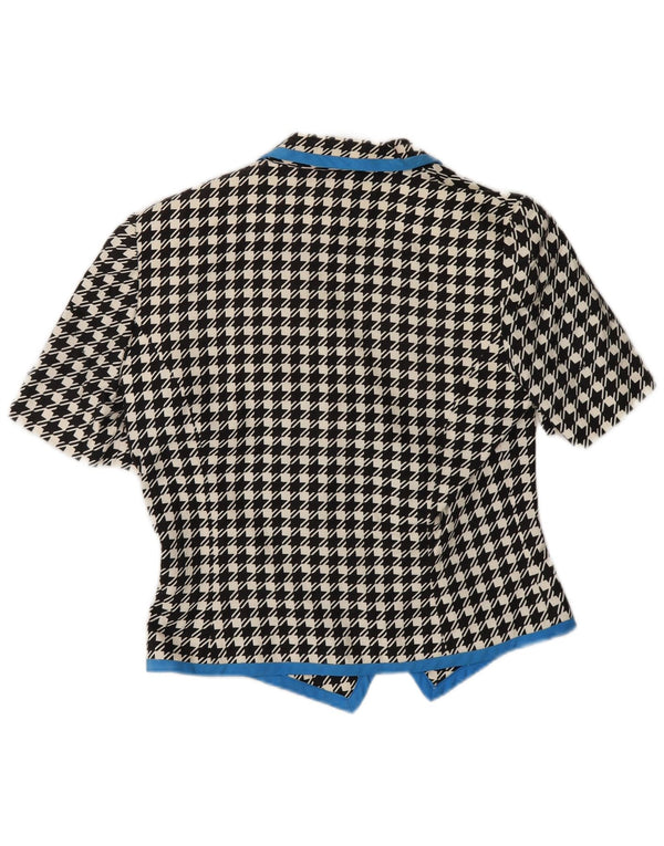Jachetă pentru femei Anne Crimmins cu mânecă scurtă US 8 Medium Black