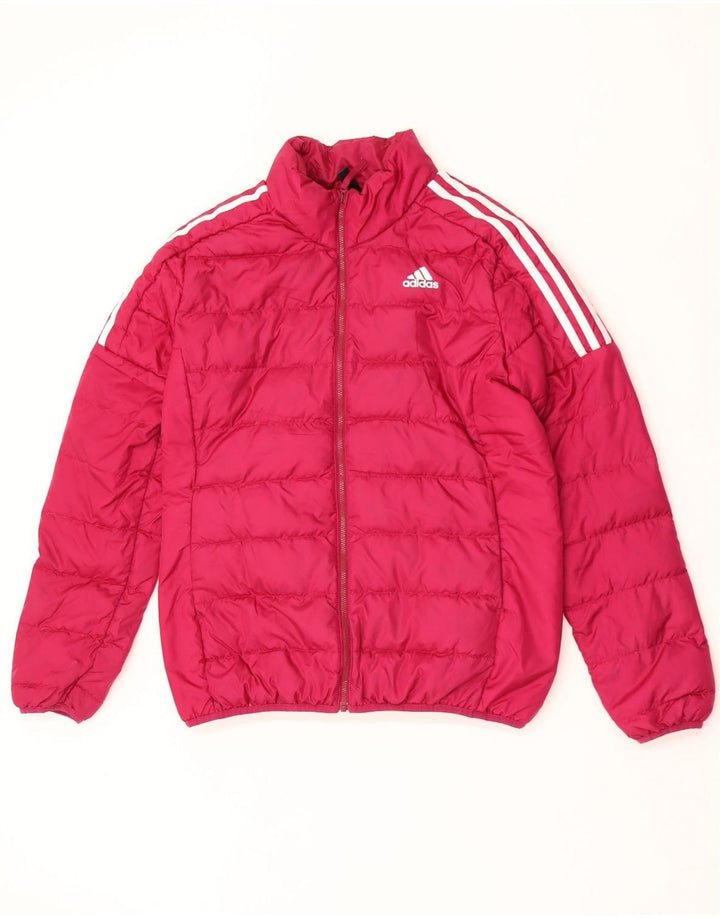 Jachetă căptușită pentru femei Adidas UK 16/18, mare, roz, poliester