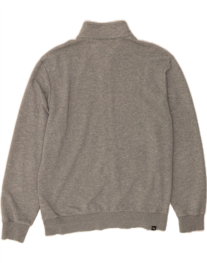 PUMA Mens Tracksuit Top Jacket Medium Grey Cotton Vintage Puma and Second-Hand Puma from Messina Hembry 