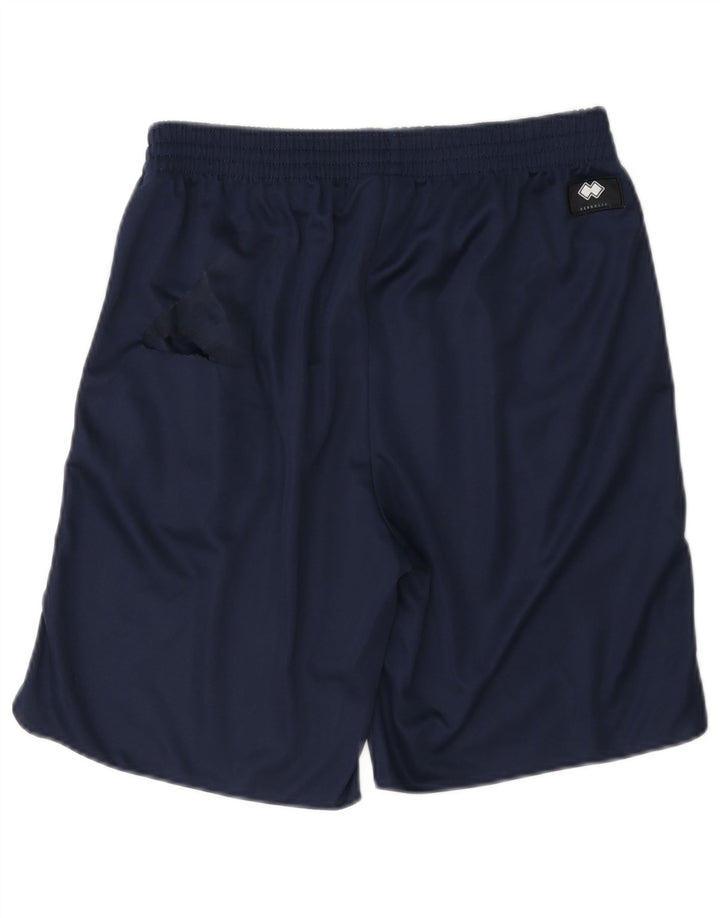 Pantaloni scurți sport grafic pentru bărbați Errea, albastru bleumarin mediu