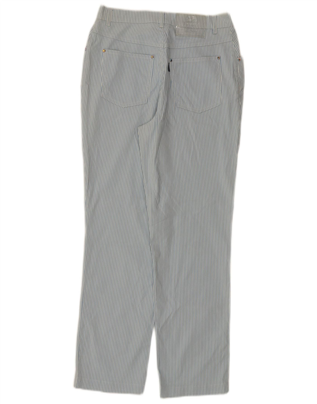 SF. Pantaloni casual drepti pentru femei GERMAIN L28 L27, cu dungi albastre