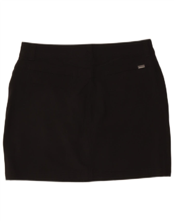 Fusta mini pentru femei EDDIE BAUER US 8 Medium W30 Poliester negru