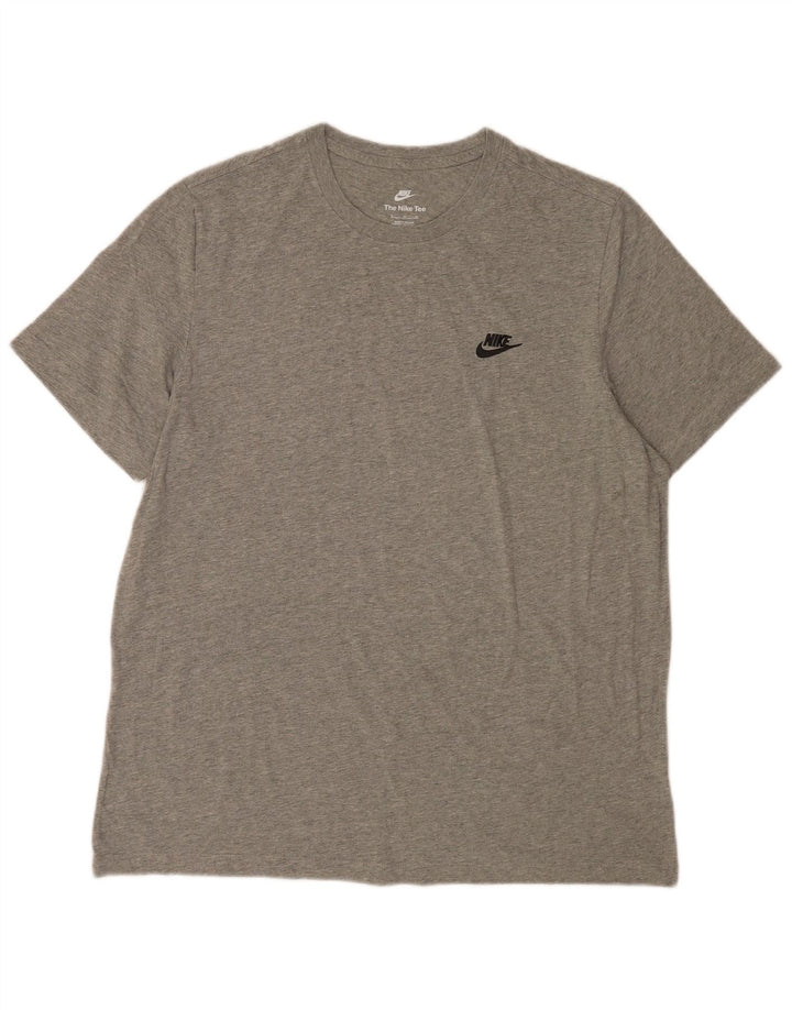 Tricou pentru bărbați Nike Top XL bumbac cu pete gri