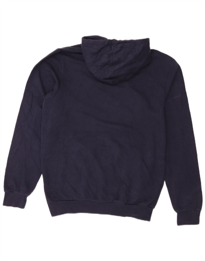 Pulover Adidas pentru bărbați, bumbac, albastru bleumarin mediu