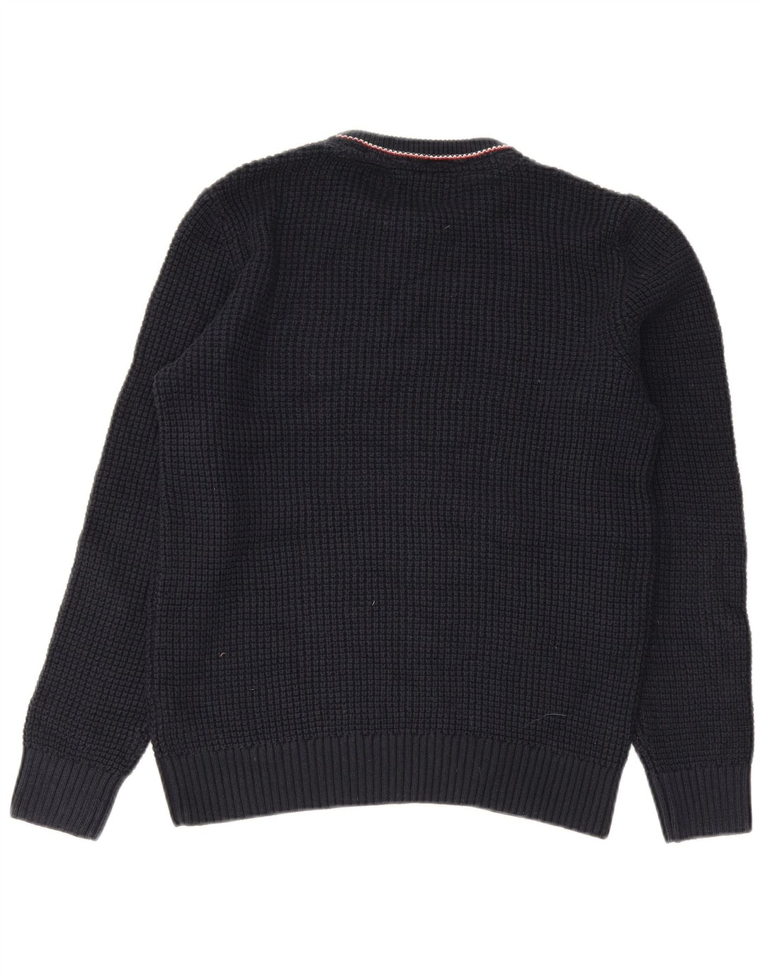 Pulover Jack & Jones pentru bărbați cu decolteu rotund, mediu acrilic, albastru bleumarin