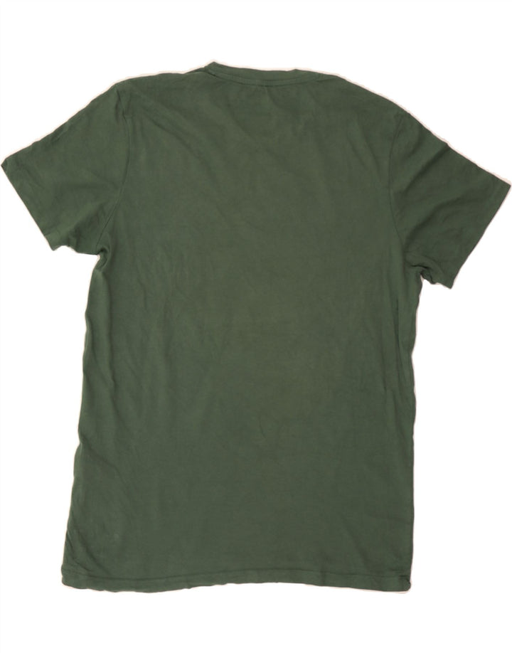 JACK & JONES Mens Graphic T-Shirt Top Medium Green Cotton Vintage Jack & Jones and Second-Hand Jack & Jones from Messina Hembry 