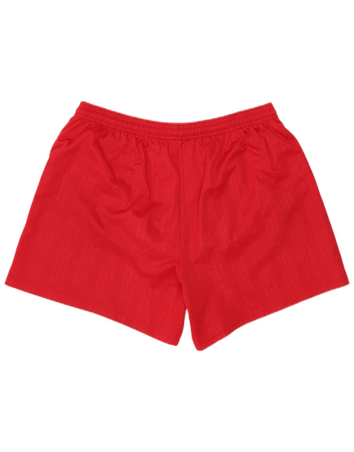 Pantaloni scurți sport ADIDAS pentru bărbați, poliester roșu mare