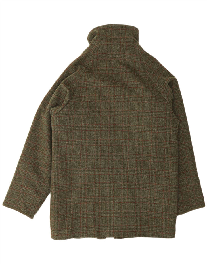 Jachetă pentru bărbați Barbour UK 38 Medium Kaki Lână carouri