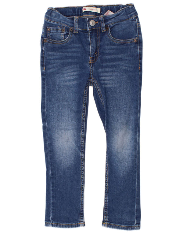 Jeans skinny Levi's pentru baieti 3-4 ani L22 L17 Bumbac Albastru