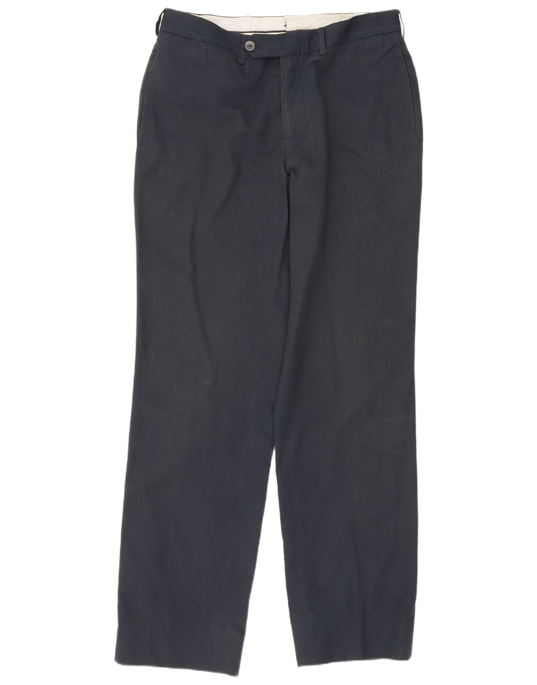 Massimo Dutti Pantaloni chino obișnuiți pentru bărbați L31 L29 Bumbac bleumarin