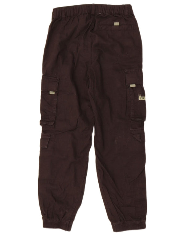 Pantaloni cargo cu grafică pentru băieți French Connection 9-10 ani L24 L23 Negru