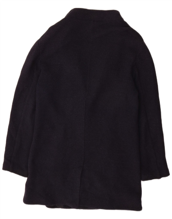 Pardesiu tricot pentru bărbați Zara UK 40 mare, albastru bleumarin, bumbac