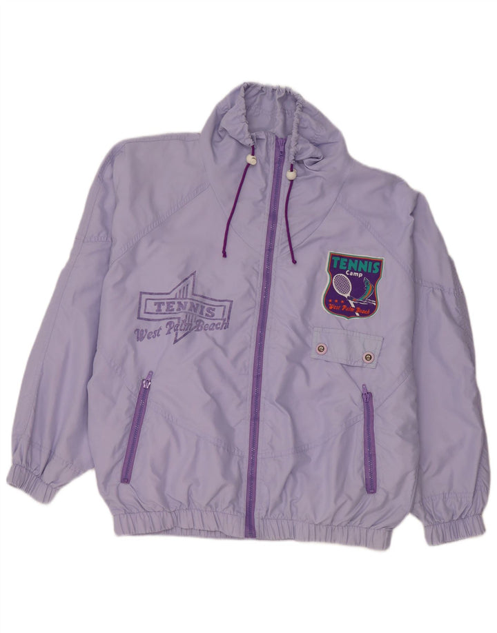 Jachetă de top pentru trening cu grafică pentru bărbați VINTAGE Poliamidă violet mediu