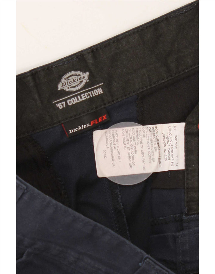 Pantaloni chino drepți pentru bărbați Dickies L30 L32 Poliester bleumarin
