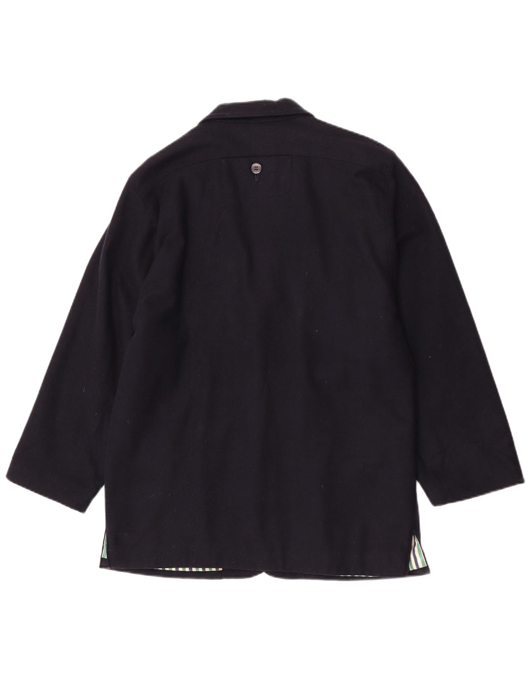Blazer Vintage pentru femei cu 3 nasturi, UK 16, mare, bleumarin