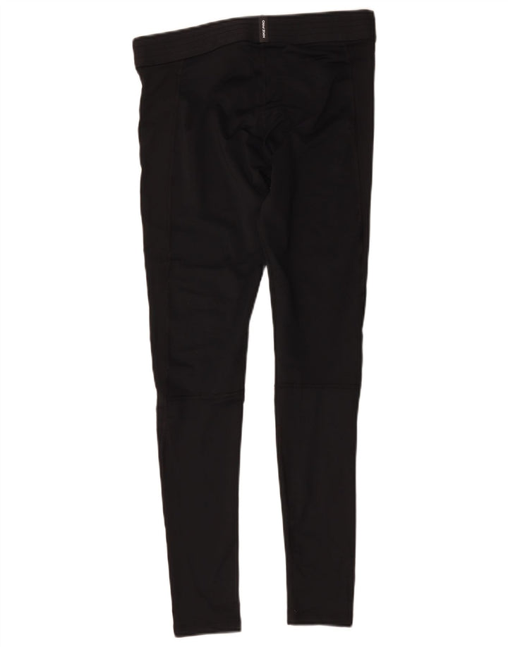 Leggings grafic Nike Dri Fit pentru bărbați, poliester mediu negru