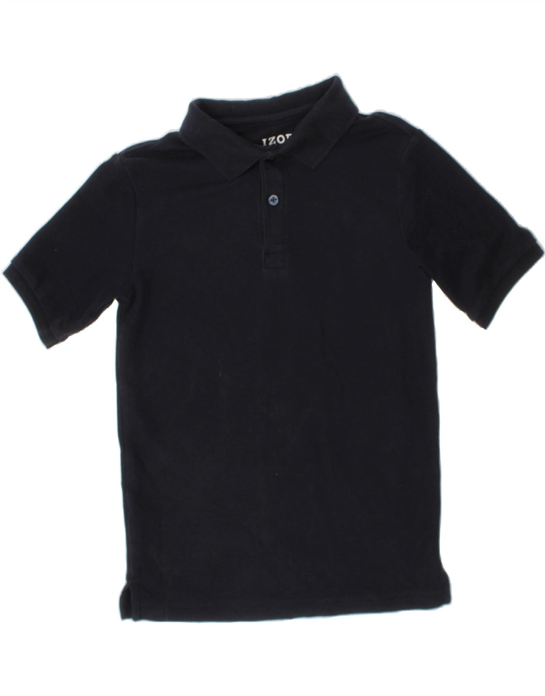 IZOD Boys Polo Shirt 10-11 Years Medium  Navy Blue Vintage Izod and Second-Hand Izod from Messina Hembry 