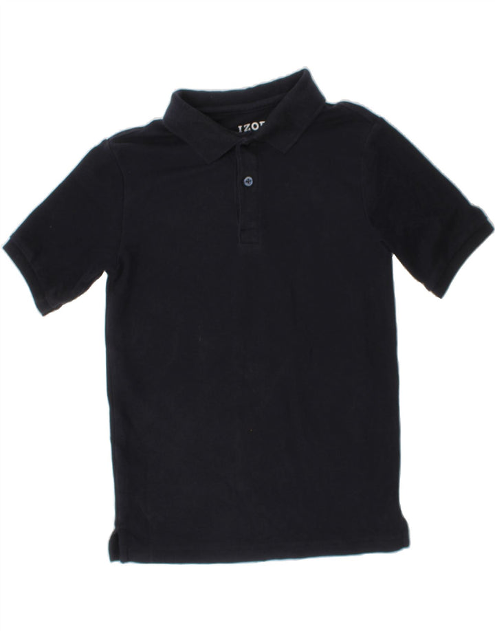 IZOD Boys Polo Shirt 10-11 Years Medium  Navy Blue Vintage Izod and Second-Hand Izod from Messina Hembry 