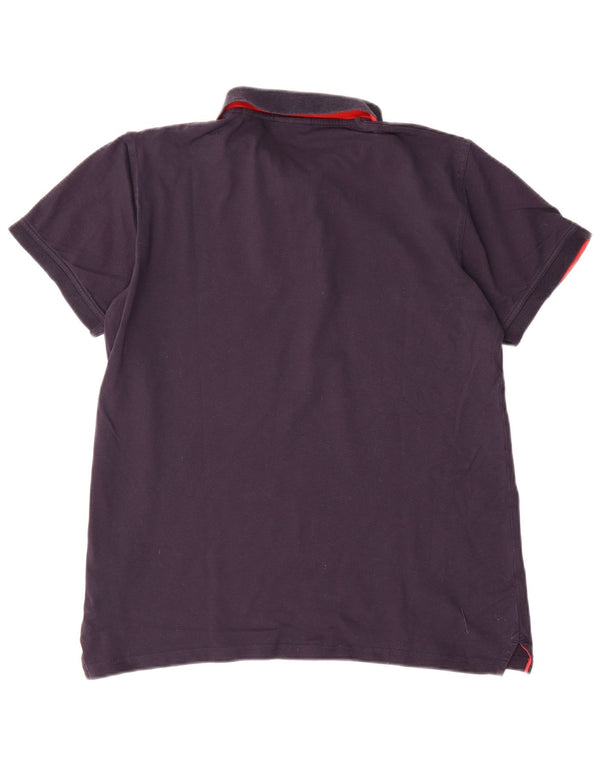Tricou polo pentru bărbați Gant, mare, albastru bleumarin, bumbac