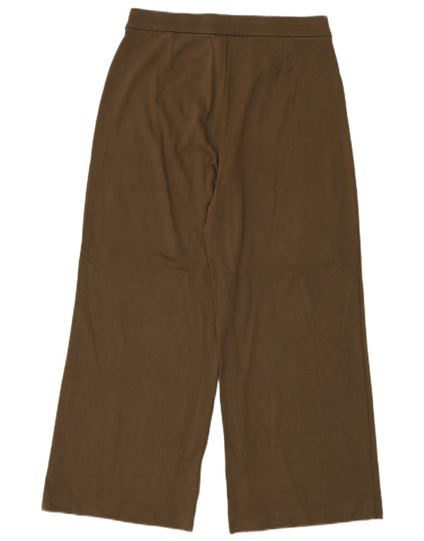 Pantaloni de trening pentru femei Marks & Spencer, cu picioare largi, UK 16, mare, kaki
