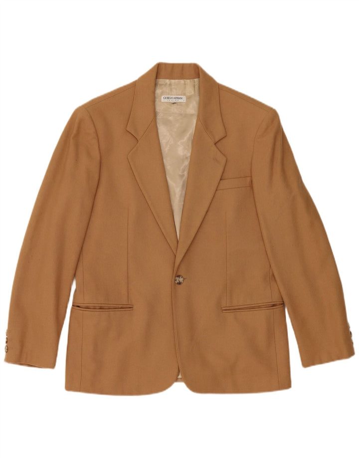 Jachetă Blazer Armani Băieți 12-13 Ani Lână Maro