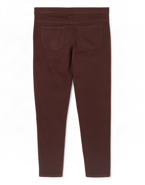 Blugi jegging pentru femei Marks & Spencer UK 18 XL W36 L27 maro bumbac