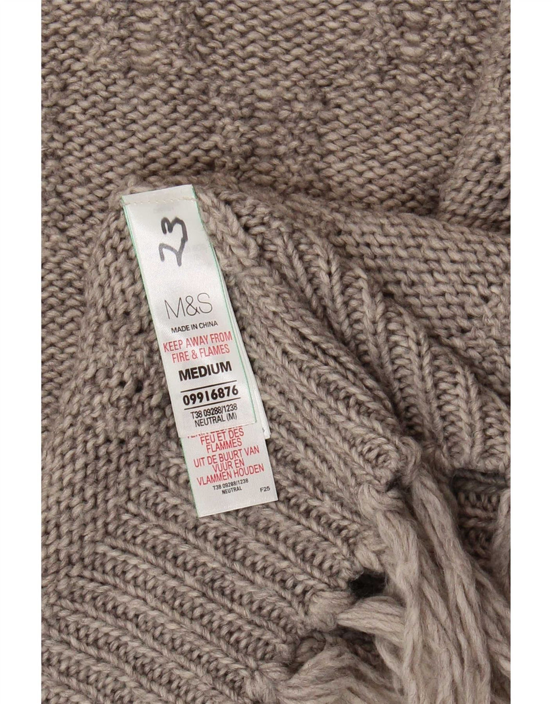 Marks & Spencer Pulover cardigan deschis cu mânecă scurtă pentru femei UK 14 Gri mediu