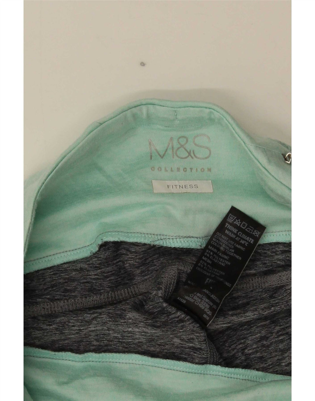 Leggings Capri pentru femei Marks & Spencer UK 12 Medium Gri Colorblock