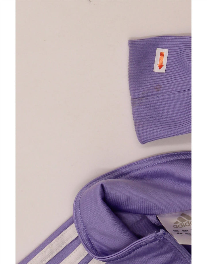 Jachetă de trening pentru femei ADIDAS UK 12 Poliester violet mediu