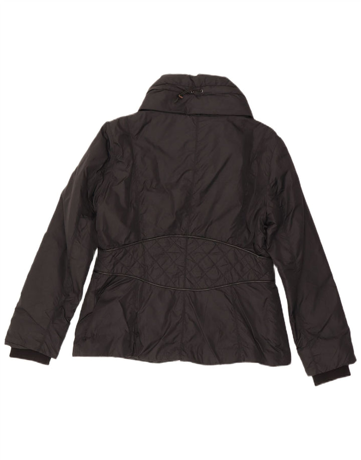 Jachetă matlasată pentru femei Zara UK 18 XL Poliester negru