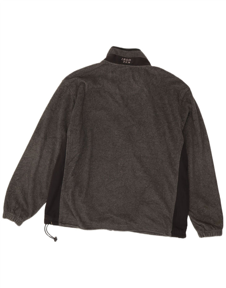Jachetă fleece pentru bărbați Izod UK 44 2XL Gri Poliester color bloc