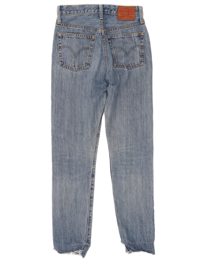 Blugi drepti pentru femei Levi's 501 W23 L27 Bumbac albastru