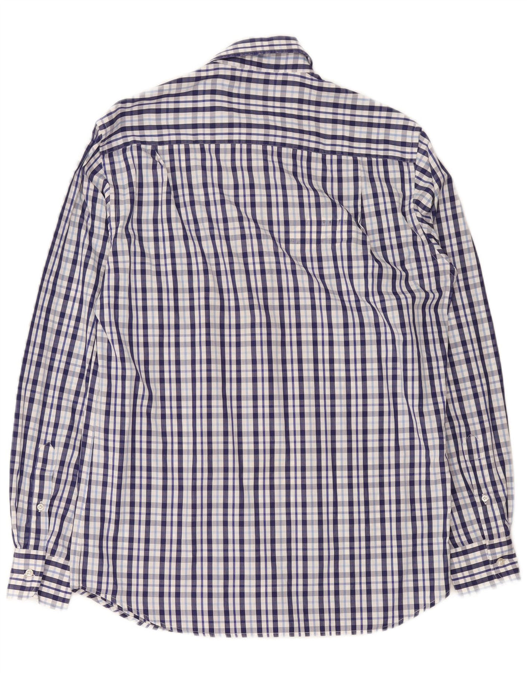 Cămașă pentru bărbați Paul & Shark, cu carouri, albastru mediu, bumbac