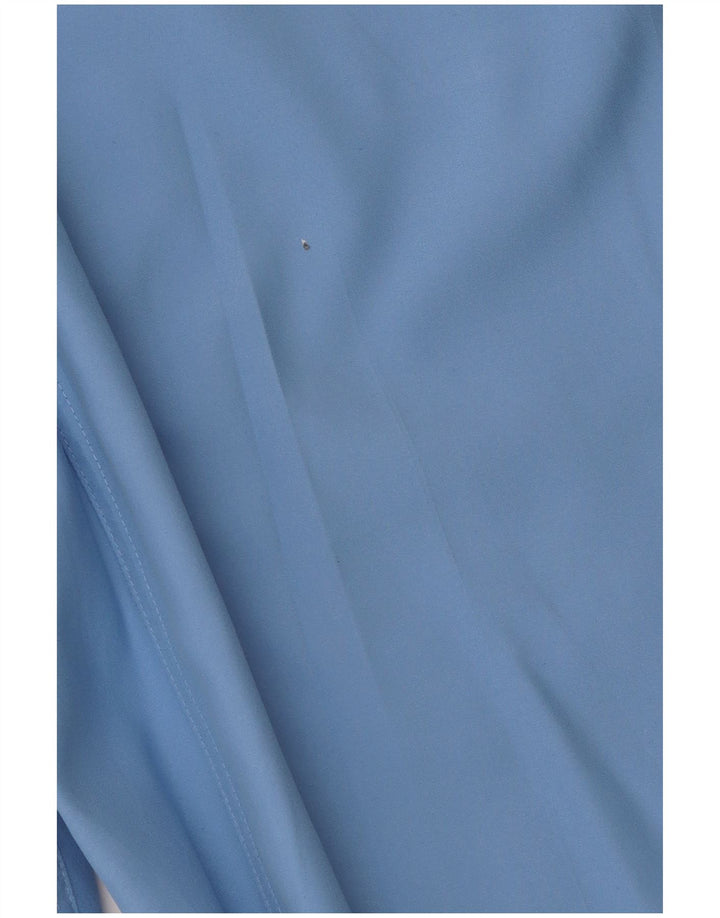 Pantaloni Capri Izod pentru femei US 12 Large W34 L21 Blue Poliester