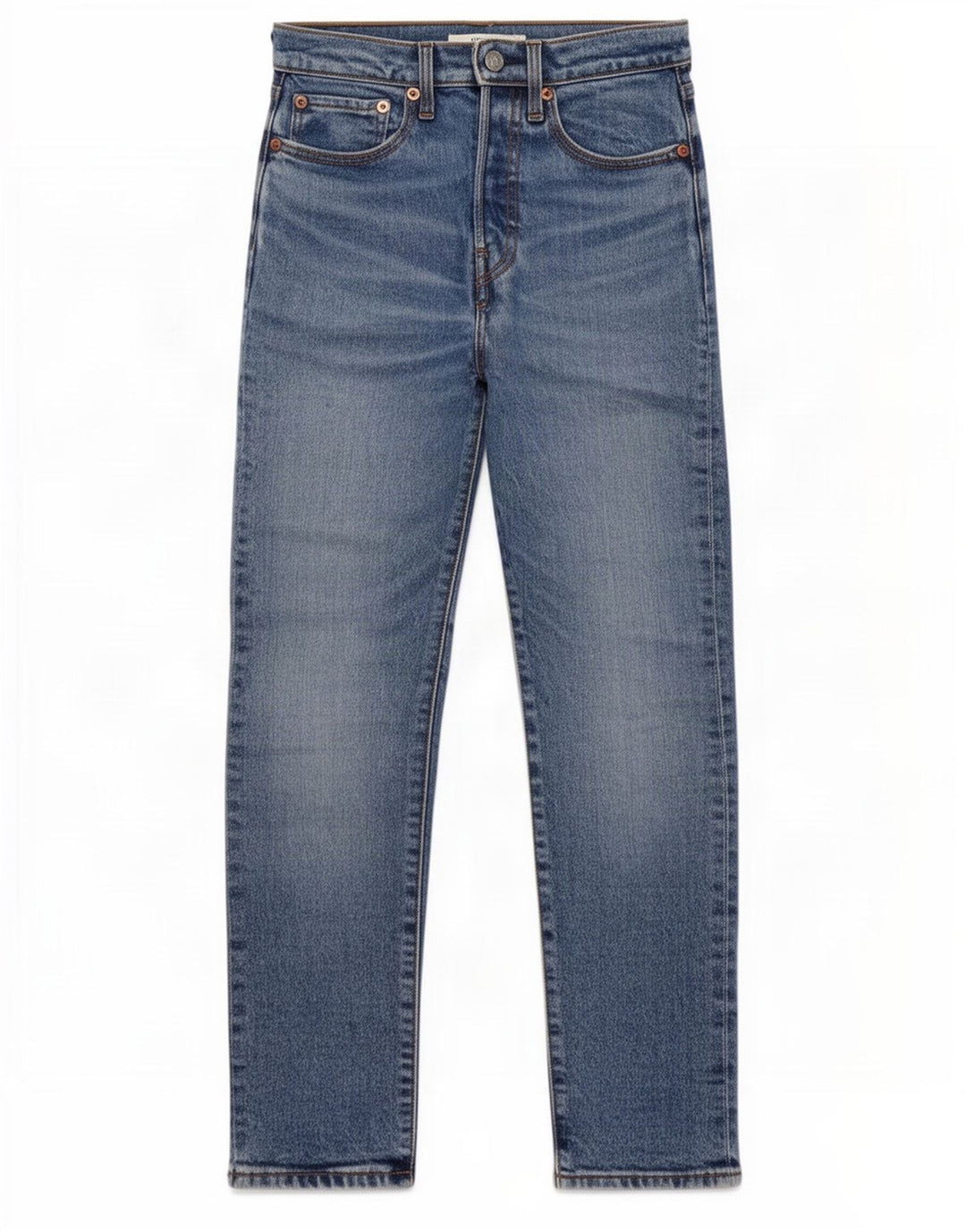 Blugi Levi's Wedgie Straight pentru femei W25 L27 Bumbac albastru