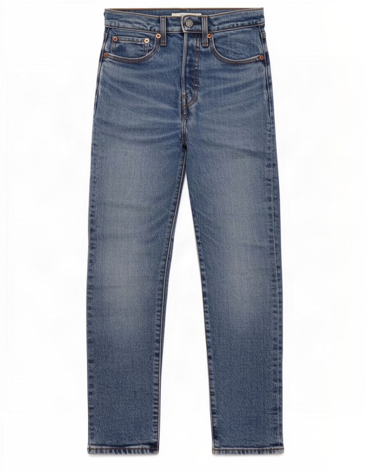 Blugi Levi's Wedgie Straight pentru femei W25 L27 Bumbac albastru
