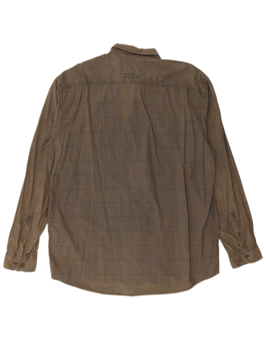 Cămașă pentru bărbați CAMEL ACTIVE, cu tăiere obișnuită, XL, bumbac cu carouri kaki