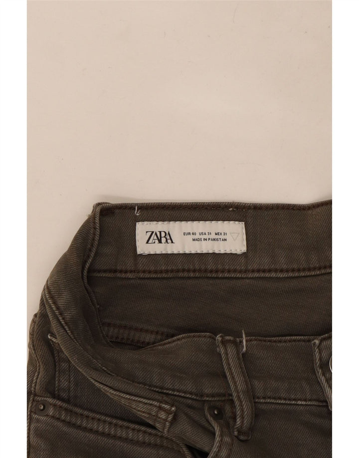 Blugi conici pentru bărbați Zara EU 40 Medium W31 L31 Maro