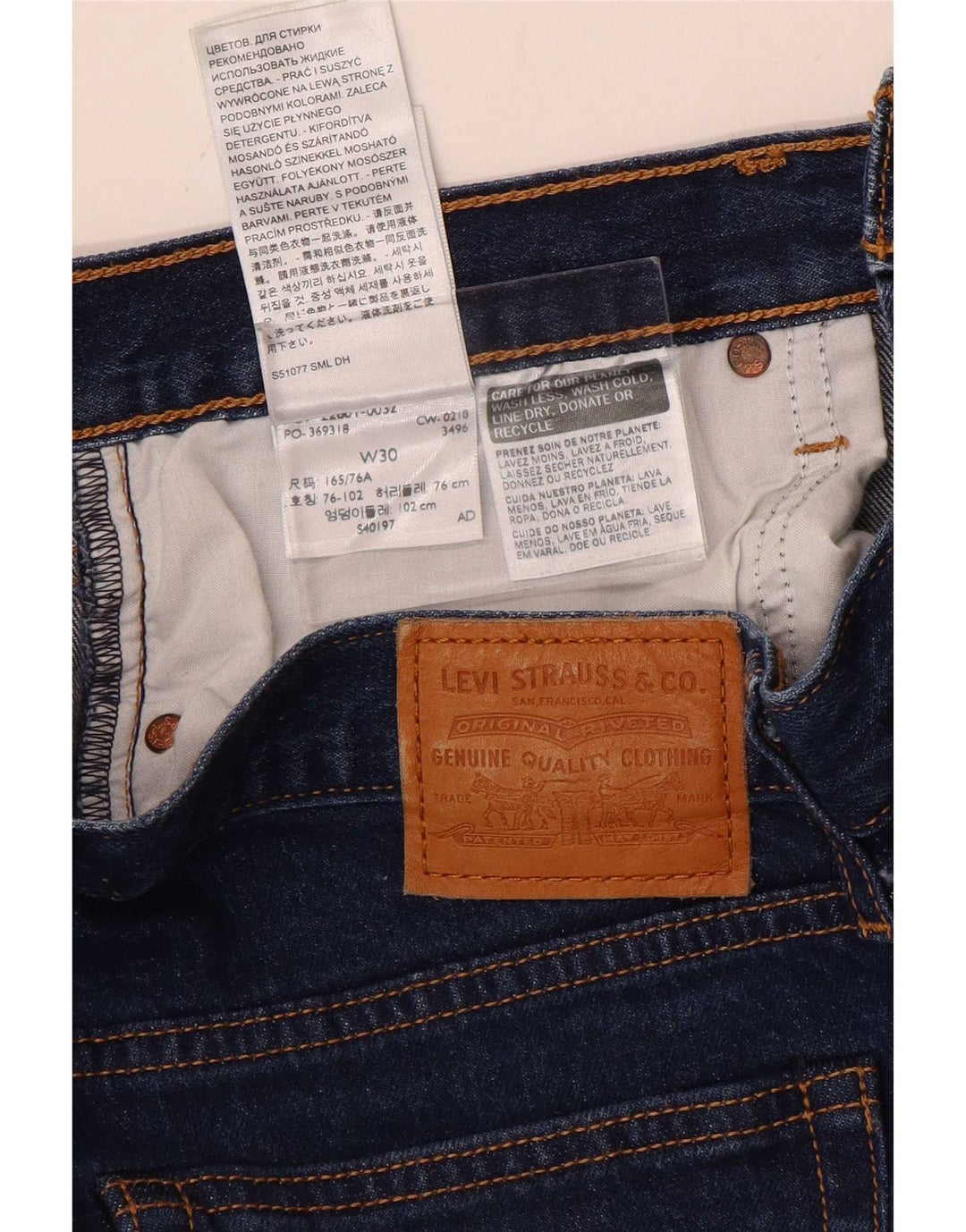 Blugi de damă Levi's Wedgie Cropped W30 L26 Bumbac albastru
