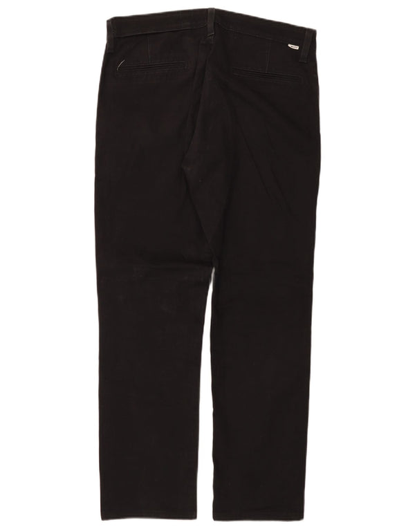 Pantaloni chino drept bărbați Levi's L33 L28 bumbac negru