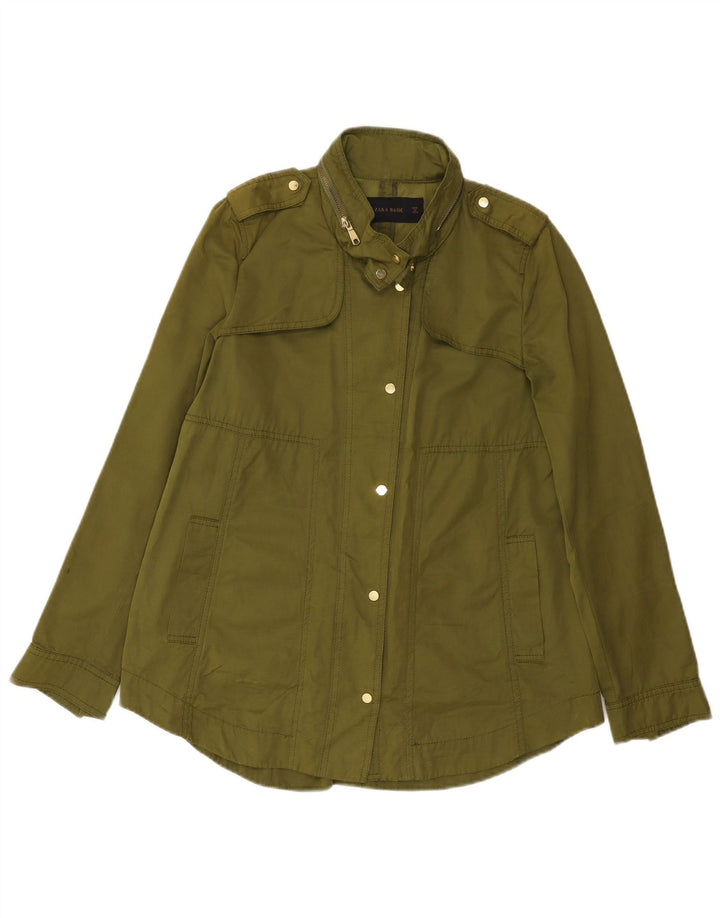 Jachetă militară Zara pentru femei UK 10 Small Green